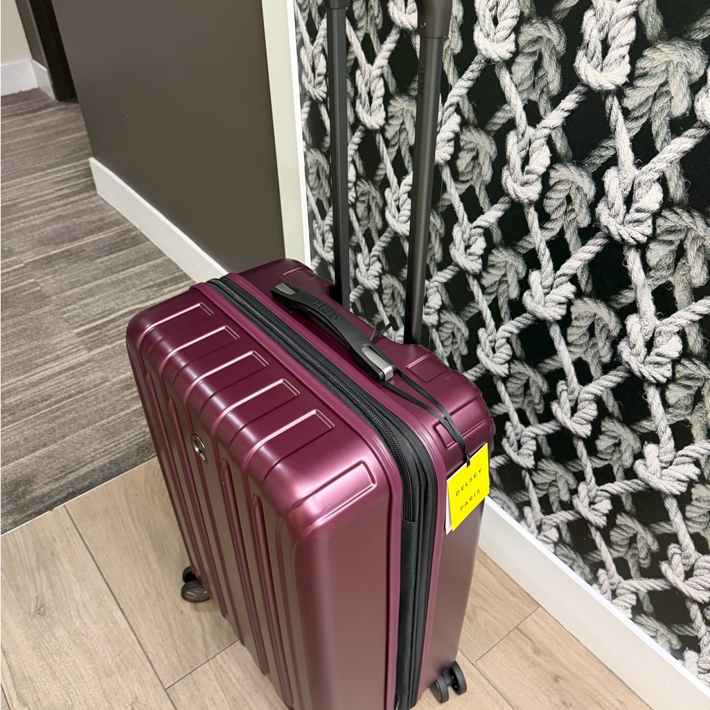 Delsey Paris Titanium 25” Hardside Expandable Spinner Checked Luggage